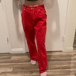 Brandy Melville baggy ❤️red cargo size M